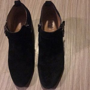 Franco Sarto Black ankle booties